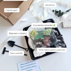 Una pausa para ti 🧘🏻 (Jardín zen + caja 30 frases motivacionales) - Imagen 10