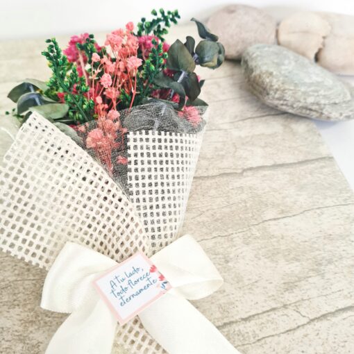 Regalo de vida + mini Bouquet 💐+ caja 30 frases motivacionales - Imagen 12