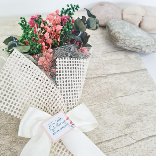 Mini bouquet flores secas + llavero (min 6 unidades)💐 - Imagen 7