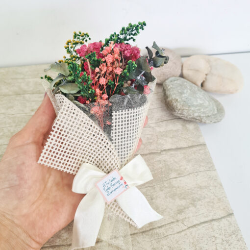 Mini bouquet flores secas + llavero (min 6 unidades)💐 - Imagen 6