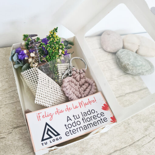 Mini bouquet flores secas + llavero (min 6 unidades)💐