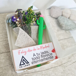 Mini bouquet flores secas + esfero (min 6 unidades)💐