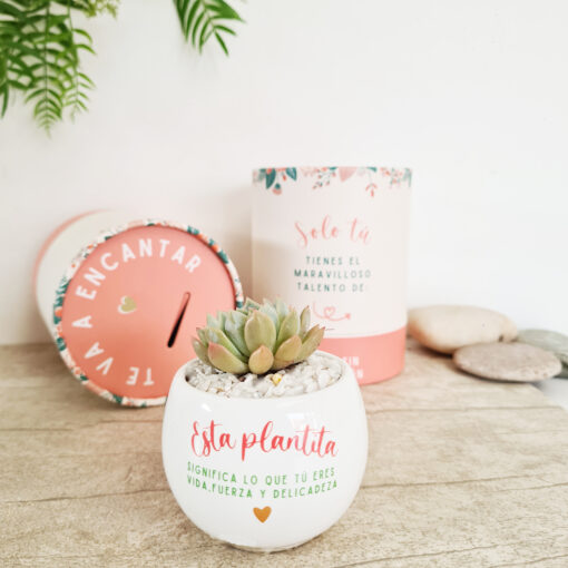 Regalo de vida + mini Bouquet 💐+ caja 30 frases motivacionales - Imagen 4