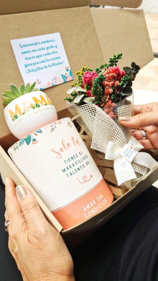 Regalo de vida + mini Bouquet 💐+ caja 30 frases motivacionales - Imagen 3