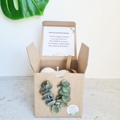 Vela conmemorativa corazón🤍 + Caja con 30 frases motivacionales🌿 - Imagen 3